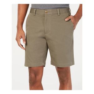 CLUBROOM Mens Green Classic Fit Shorts 36 Waist